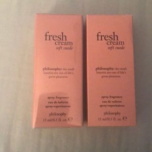 Philosophy fresh cream soft suede spray fragrance